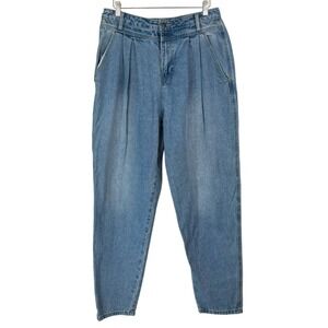 Fashion Nova Balloon Jeans Junior's size 11 High Rise Mom Casual Retro Barrel